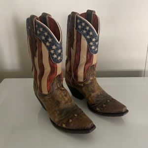 Dan Post American Flag Women’s Cowboy Boots